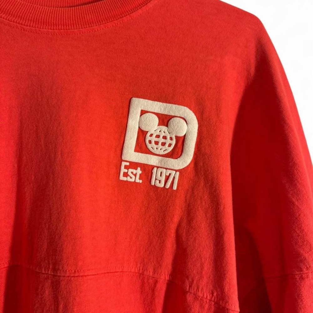 🐭Walt Disney World Spirit Jersey - Est. 1971 | Coral Red XS 🎢 - Picture 5 of 9